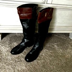 Woman’s boots size 10M High Ride XCalf  low heal used